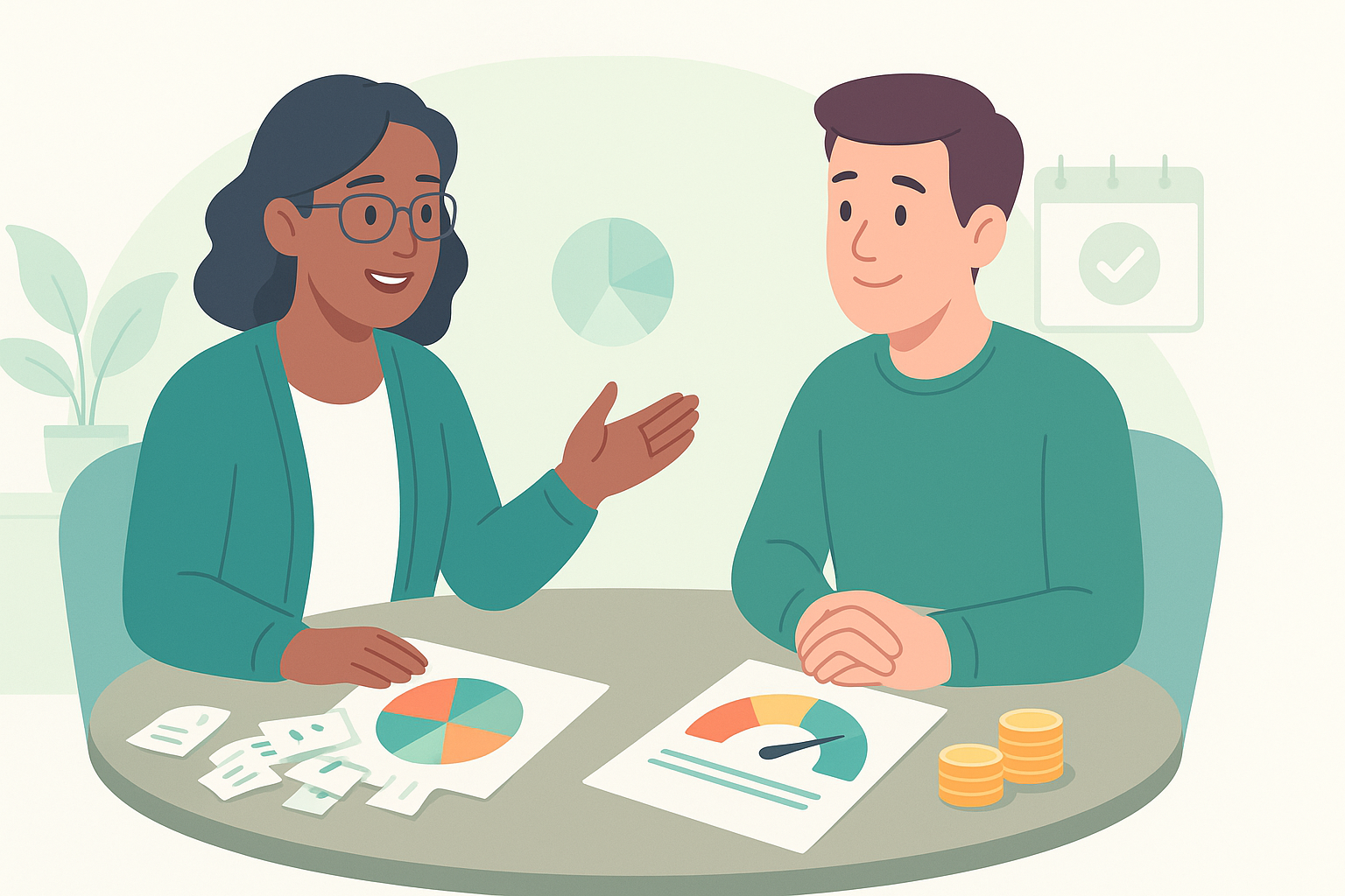 Credit Counseling - Professional debt relief illustration